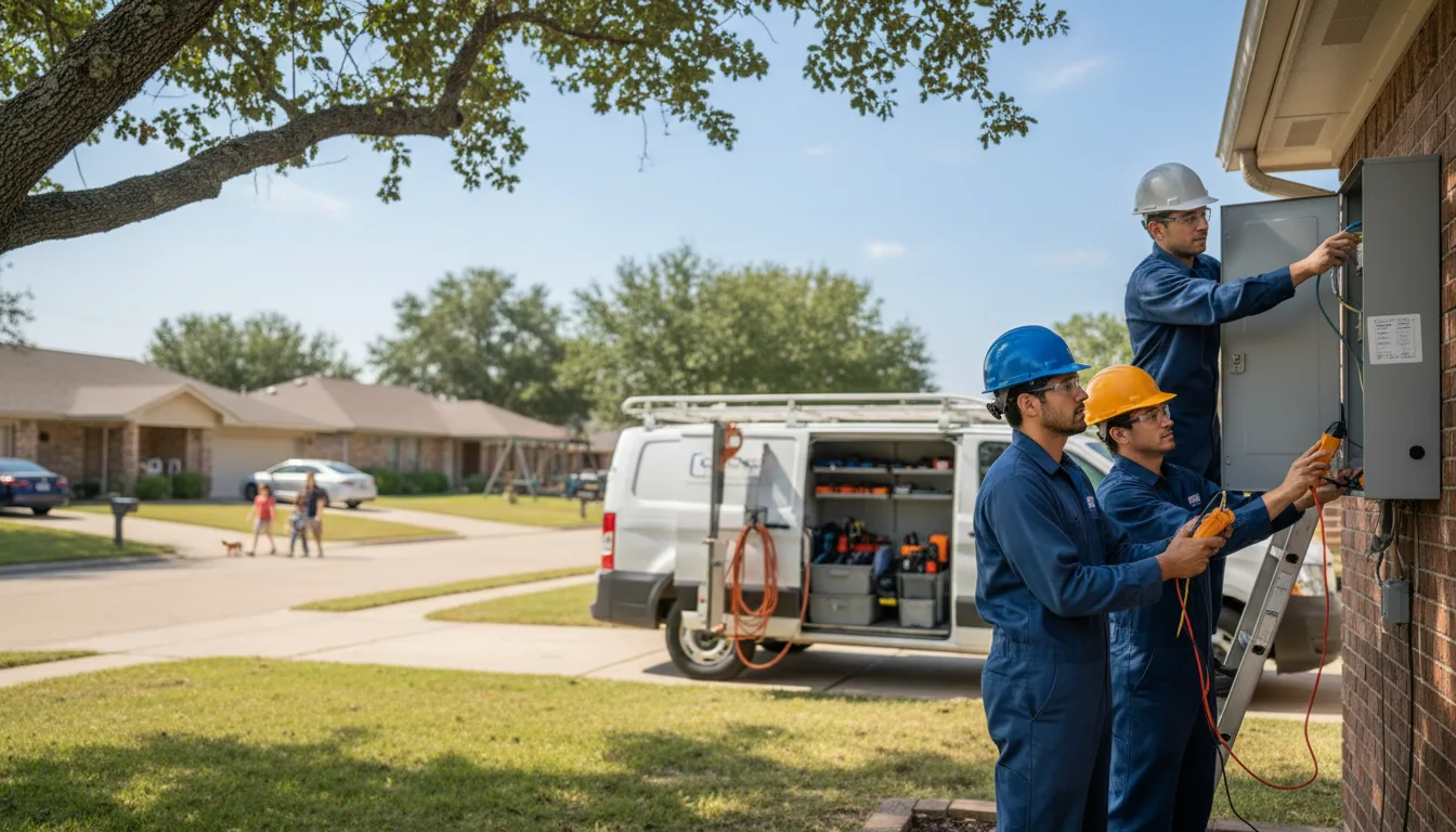 Certified electrician providing emergency electrical services in Fort Necessity, LA